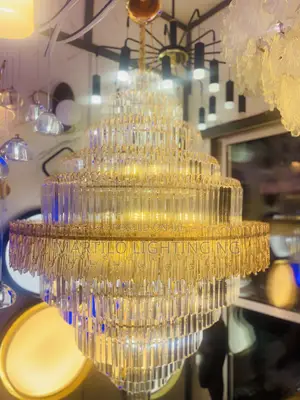 New Modern Crystal Chandelier Light for Void Parlor