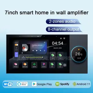 7inches In Smart In Wall Amplifier With Alexa And Tuya