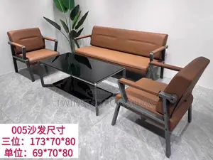 New Modern Leather 5 Seaters Sofa Chair