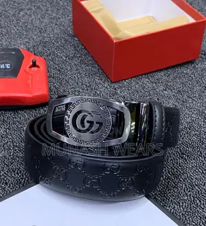 Original Leather Belt for Men Versace Collection