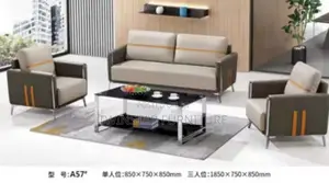 New Modern Leather Office 5 Seaters Sofa Chair