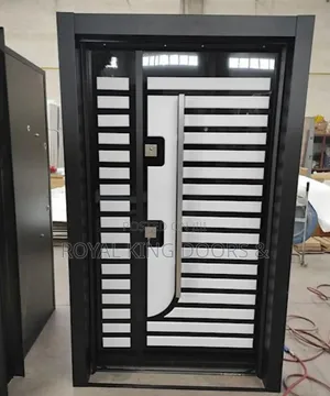 Black White Turkey Luxury Security Doors 4ft by 7ft