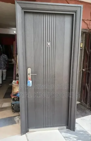 70mm Black Exit Security Door Water