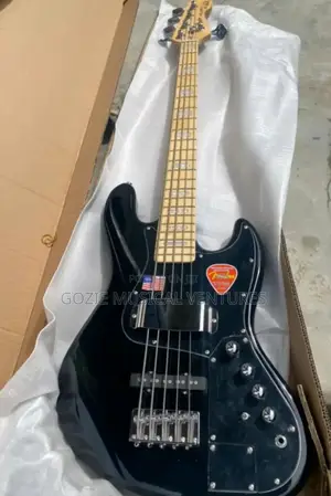 Original Squire by Fender Jazz Active Bass Five String.