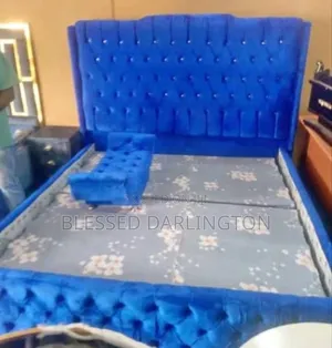 Quality Standard Blue Bed Frame