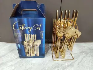 24pcs Stainless Steel Cutlery Set