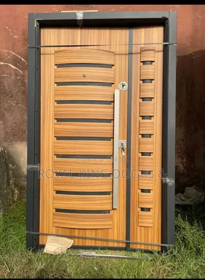 Brown Gold Turkish Luxury Entrance Security Doors