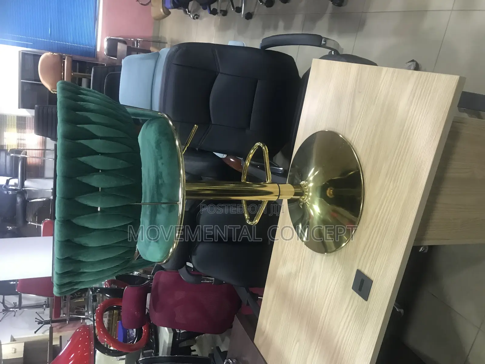 Green Executive Bar Stool