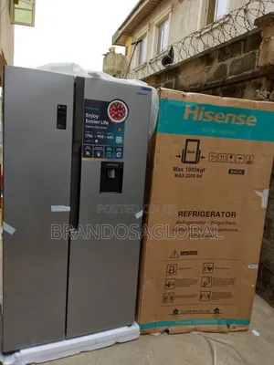 Experience Smart Living With Hisense 516l Side by Side Refrigerator