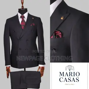 Durable Double Breasted Suit for Formal and Semi-Casual Wear