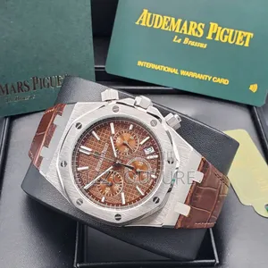 Original Audemars Piguet Brown Genuine Leather Strap Watch