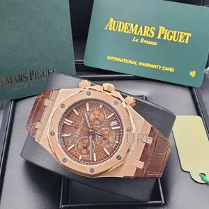 Original Audemars Piguet Brown Leather Strap Watch in Store