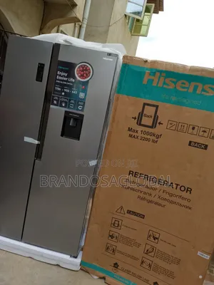 Store It All With Hisense 516l Side by Side Water Dispenser