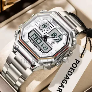 Poedagar Digital and Analogue Wristwatch
