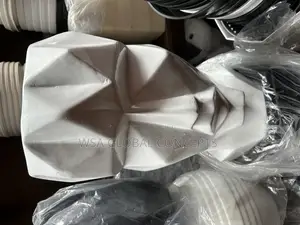 Face Design Fiberglass Flower Vase