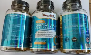 New Age Omega 3-6-9 Fish-Flax-Borage Dietary Supplement.