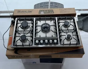 Maxilon Stainless Top 5burner Cooker