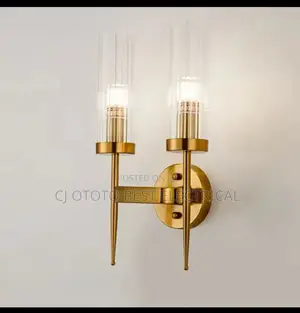 Crystal Glass Double Wall Light