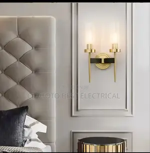 Crystal Glass Double Wall Light