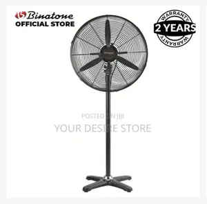 Binatone 20 Inches Heavy Duty Industrial Fan - Black + Warranty