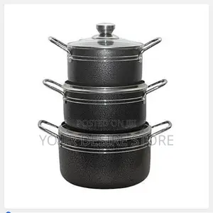 Masterchef 3-Pieces Non-Stick Pots Set