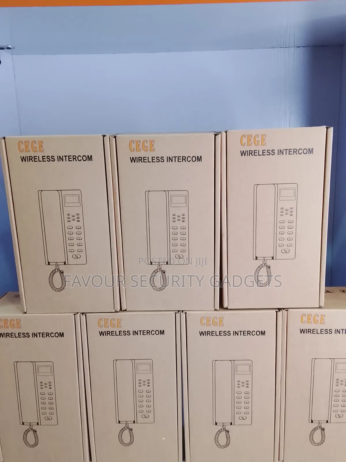 Wireless Intercom Telephone System Display 7pcs