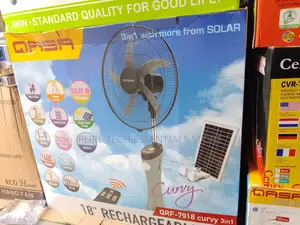 Original Qasa 18" 3 in 1 Rechargeble Standing Fan