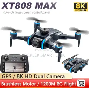 Xt808 Screen Display 5g 2km Rc GPS Hd Camera Professional Drone.