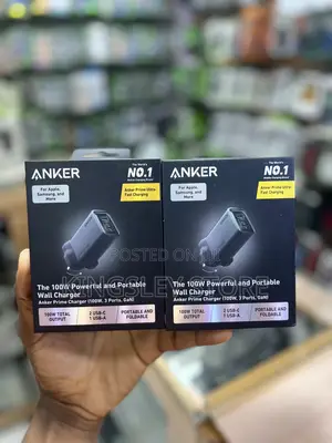 Anker Prime Charger (100w, 3 Ports, Gan)