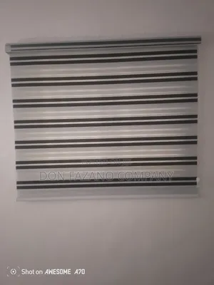 Black Line Window Blind