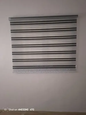 Black Line Window Blind