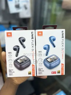 JBL Live Flex 3 True Wireless Noise-Cancelling Open-Stick Earbuds
