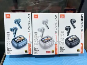 JBL Live Beam 3 - True Wireless Noise-Cancelling Closed-Stick Earbuds