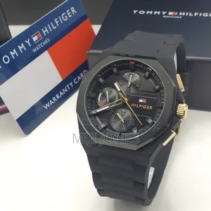 Tommy Hilfiger Men's Silicone Strap Chronograph Watch
