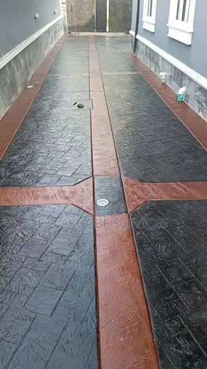 Concrete Floor Stamped American Standard