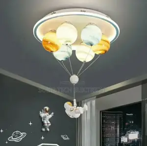 Spaceship Themed Chandelier Suitable for Kids and Tech Rooms