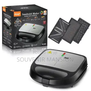 Raf 3 in 1 Removable Sandwich Maker Machine