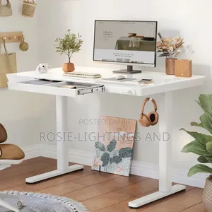 Adjustable Electric Sit Stand Desk (With Drawer Wireless Charging)