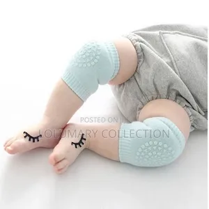 Baby Knee Protection Pads – Soft Cotton Crawling Guards (2pcs)