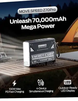 Move Speed Power Bank 70,000mah 100w