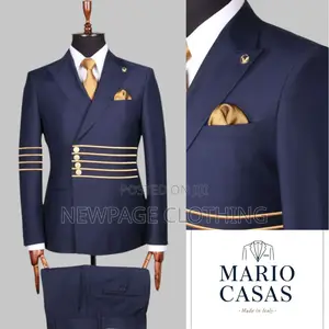Mario Casas Premium Black Suit With Gold Detailing – Italian Tailoring