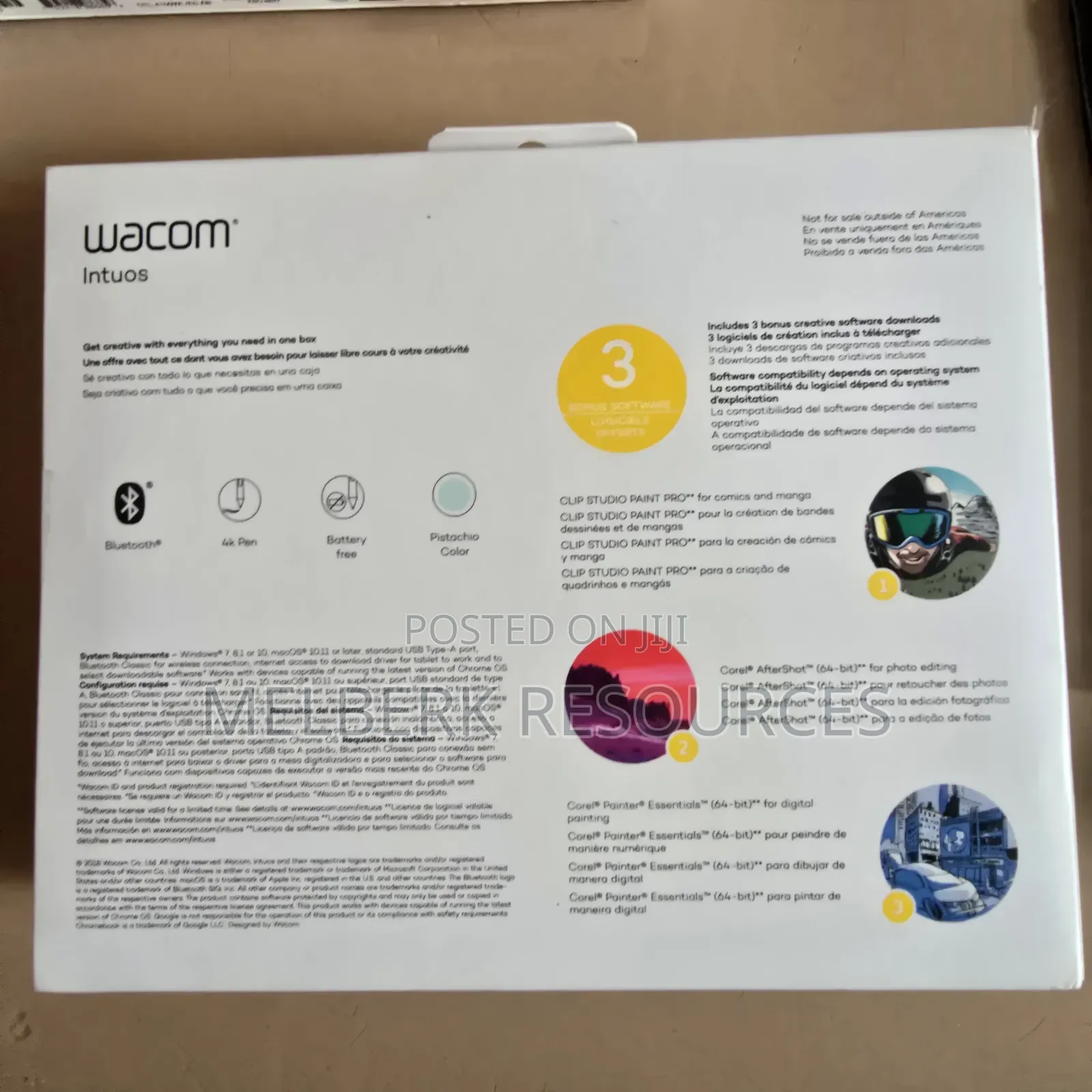 Wacom Intuos Small Bluetooth Graphics Drawing Tablet