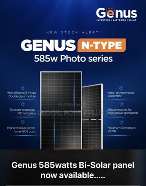 Genus 585w Photon Solar Panels