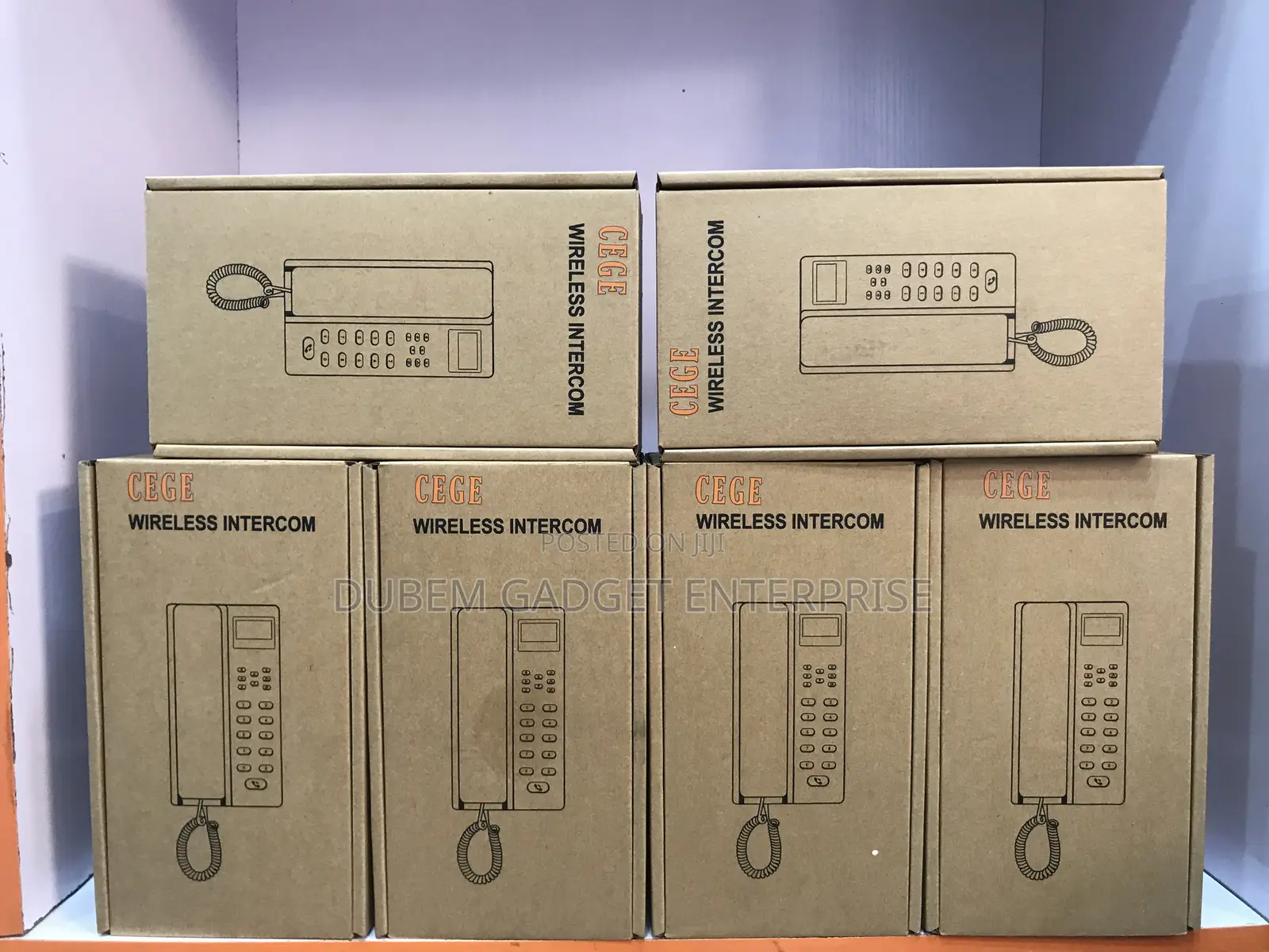 Wireless Intercom Phone With Display 6pcs.