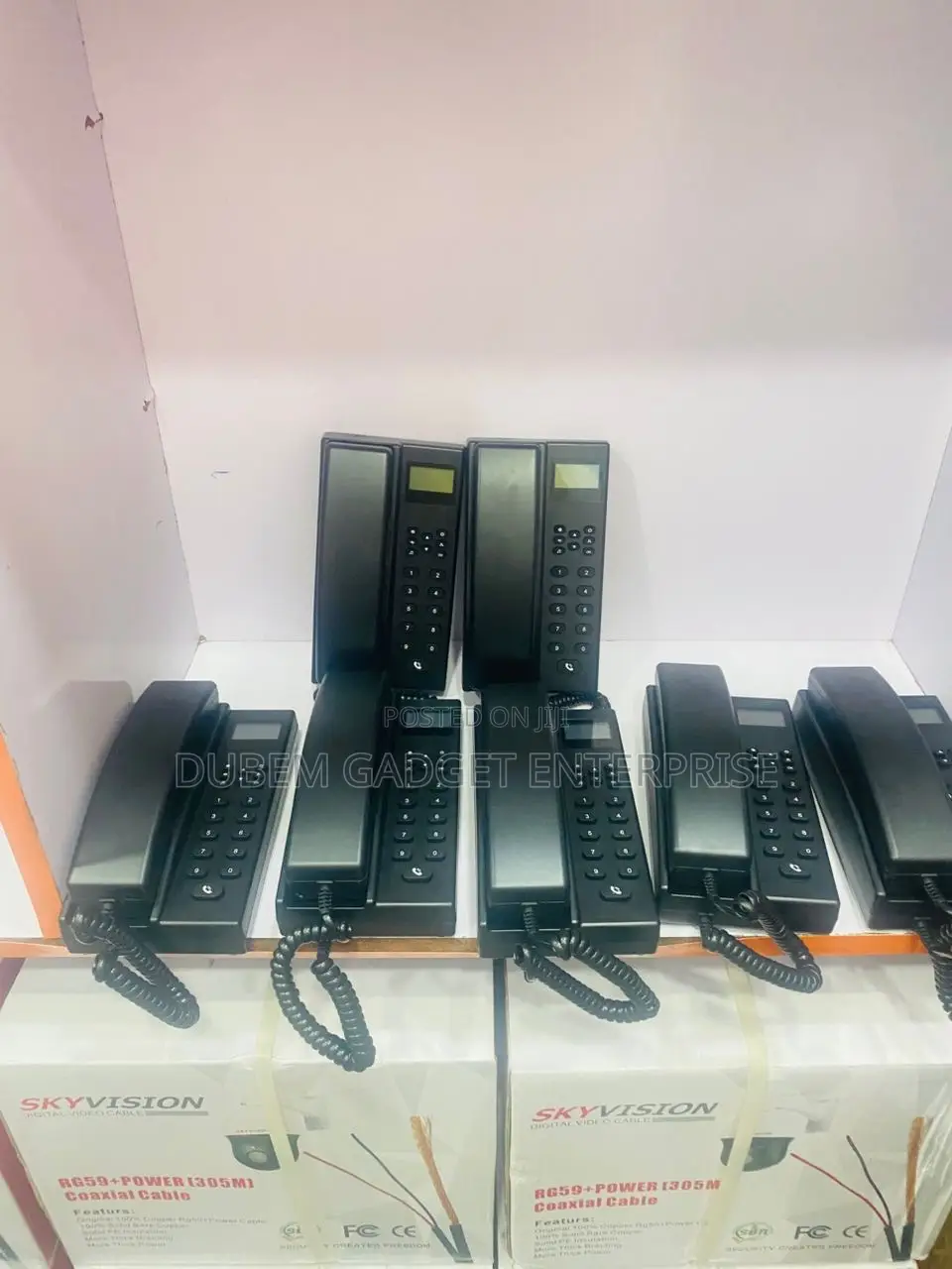 Long Range Wireless Intercom Phone With Display 7pcs
