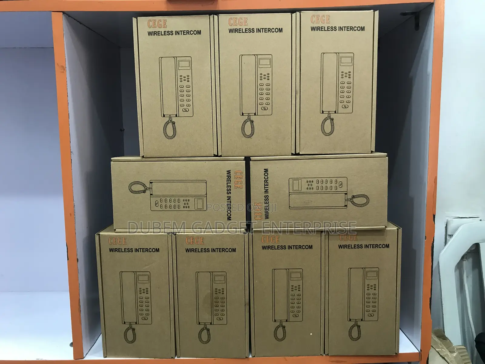 Long Range Wireless Intercom Phone With Display 9pcs