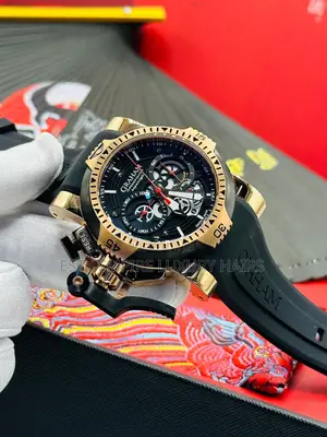 High Quality Luxury Graham Rubber Wristwatch