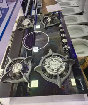 Polystar Built in Gas Hob 4 Gas Burner and 1 Hot Plate