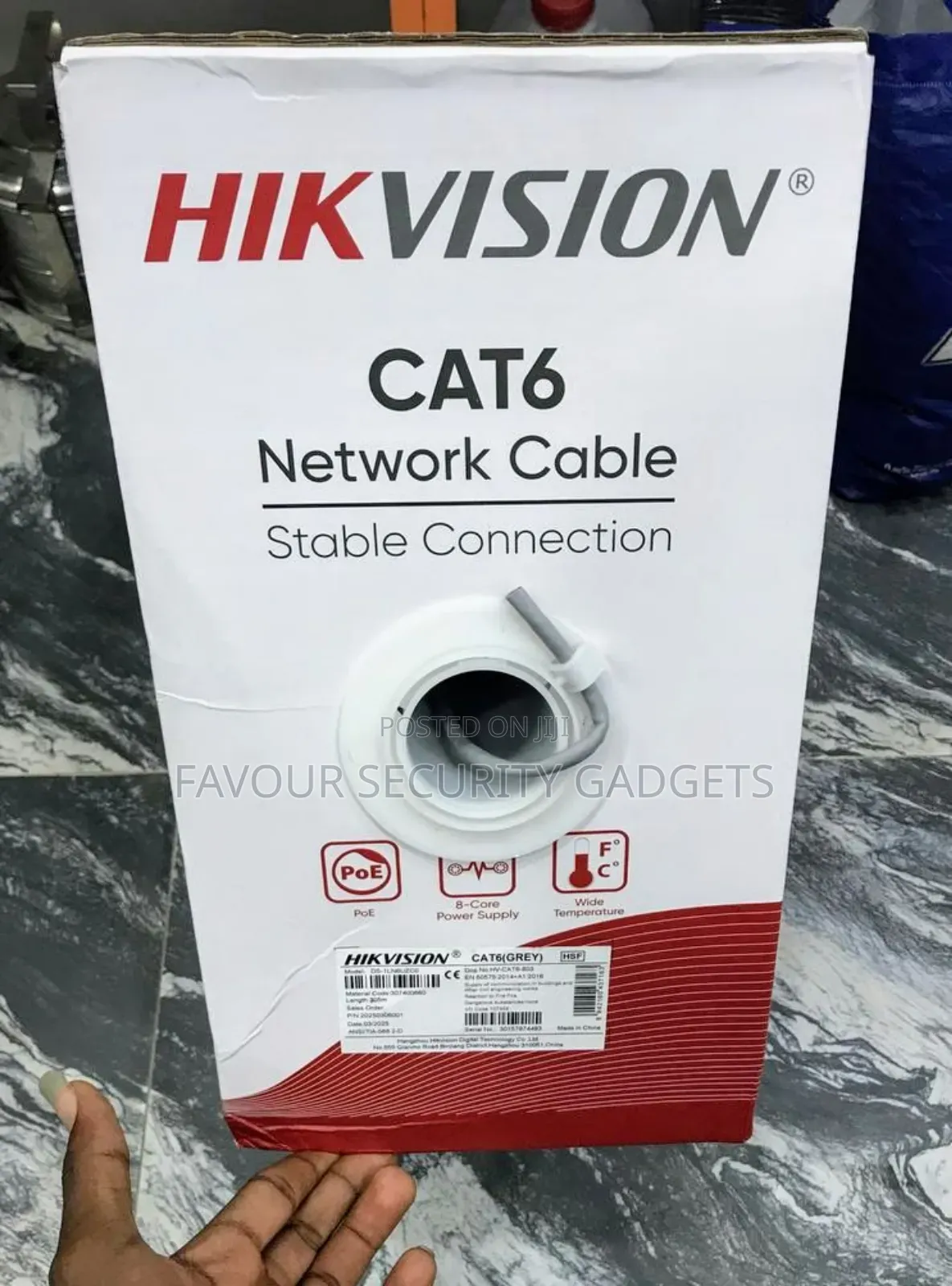 Hikvision Cat 6 Cable