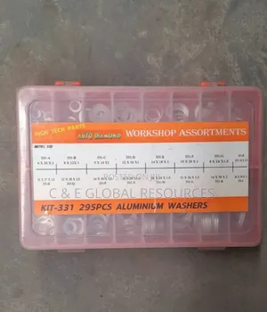 Aluminium Washer Kit/Set (295pcs)